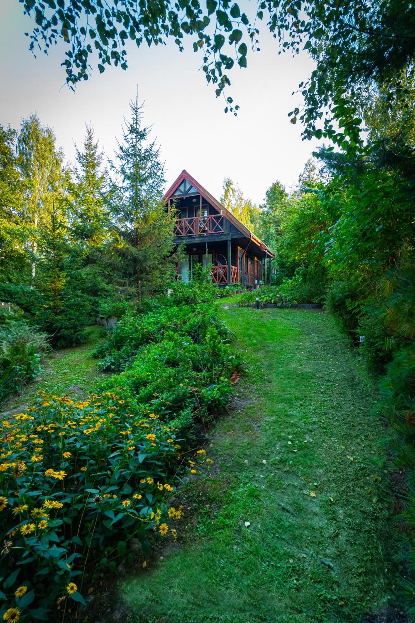Garden House nad jeziorem Szelment Przejma Wielka Buitenkant foto